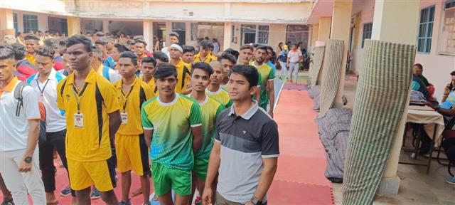 Sector Level Kabbadi, Govt Model College Somni Team Participation at Ghumka College